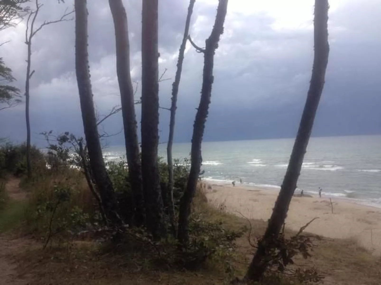 Gemütliche Wohnung in Rowy mit Terrasse, Grill, - Draußen
