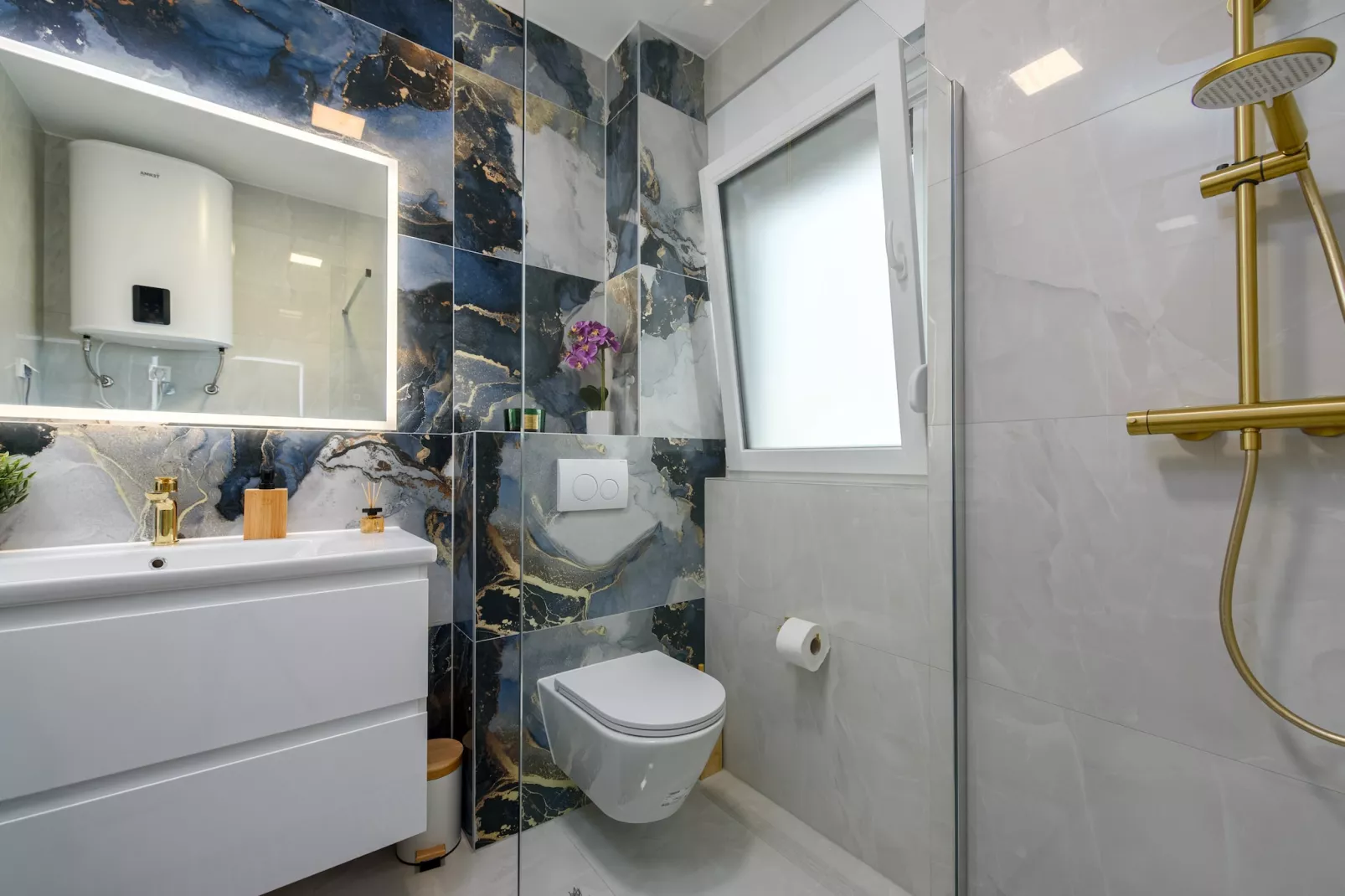 Deluxe apartment Anelle with jacuzzi - Badezimmer