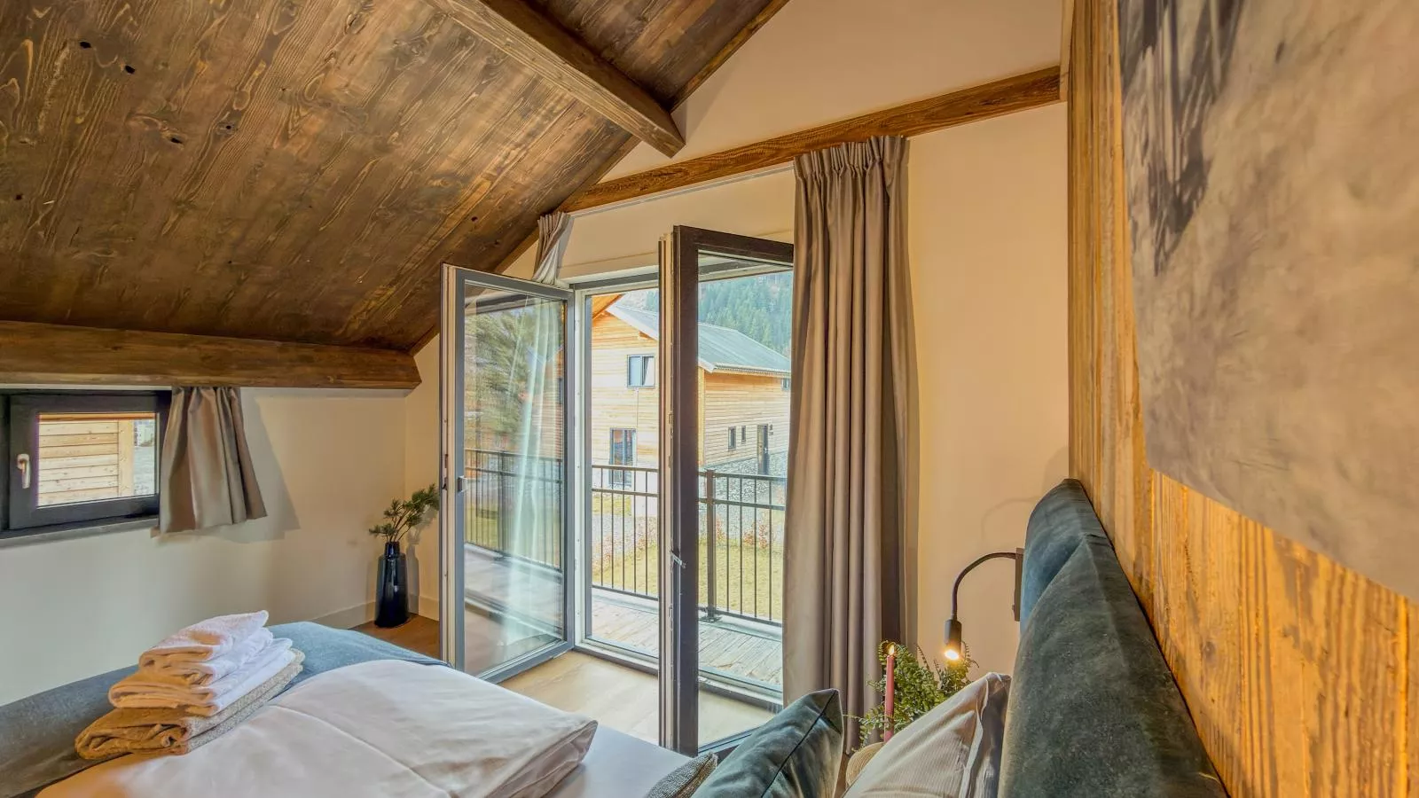 Naturchalet am Afritzer See - Schlafzimmer