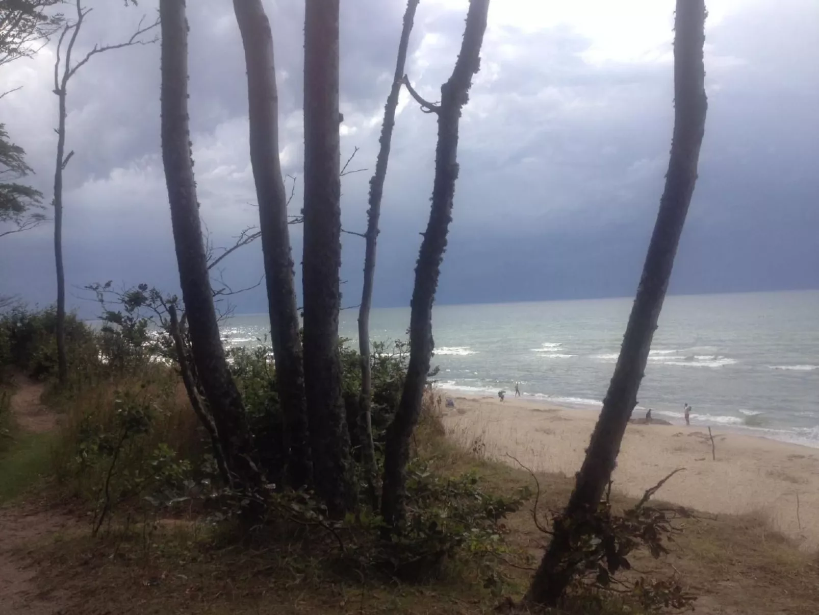 Wohnung in Rowy mit Grill, Terrasse, Parkplatz u - Draußen