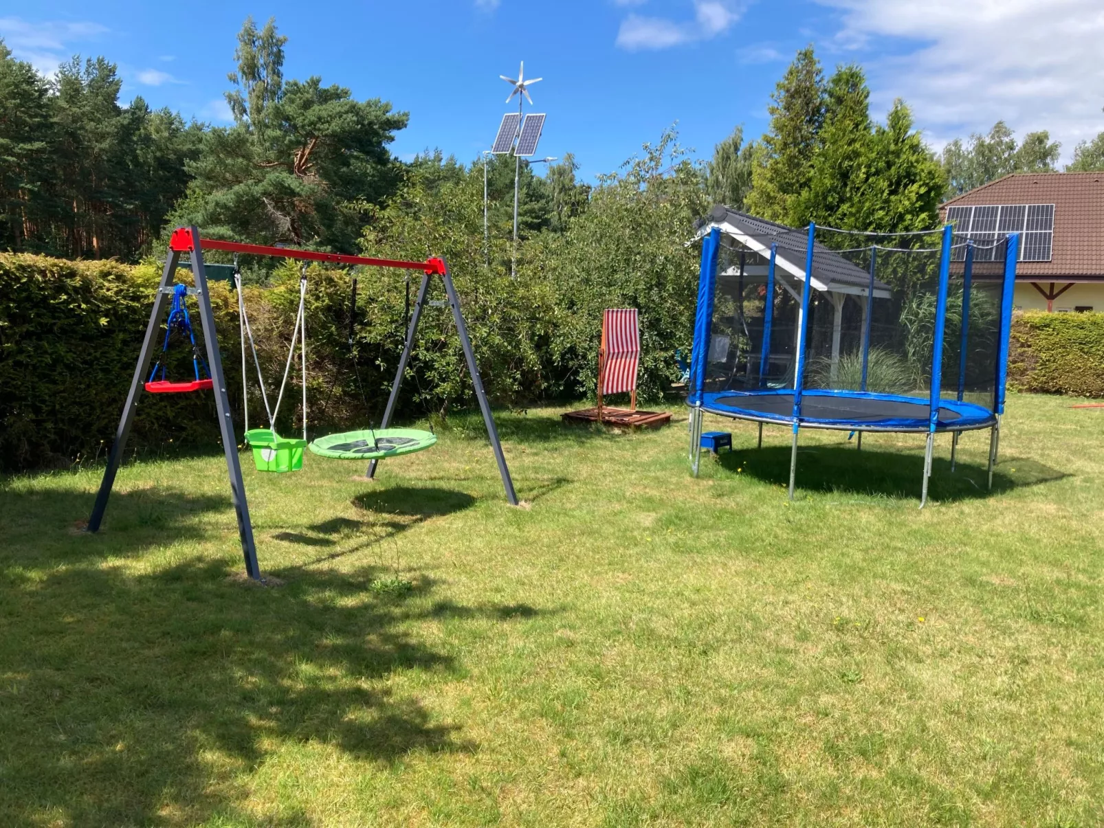 Wohnung in Rowy mit Grill, Terrasse, Parkplatz u - Draußen