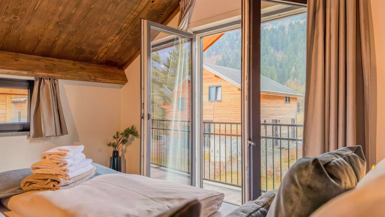 Naturchalet am Afritzer See - Schlafzimmer