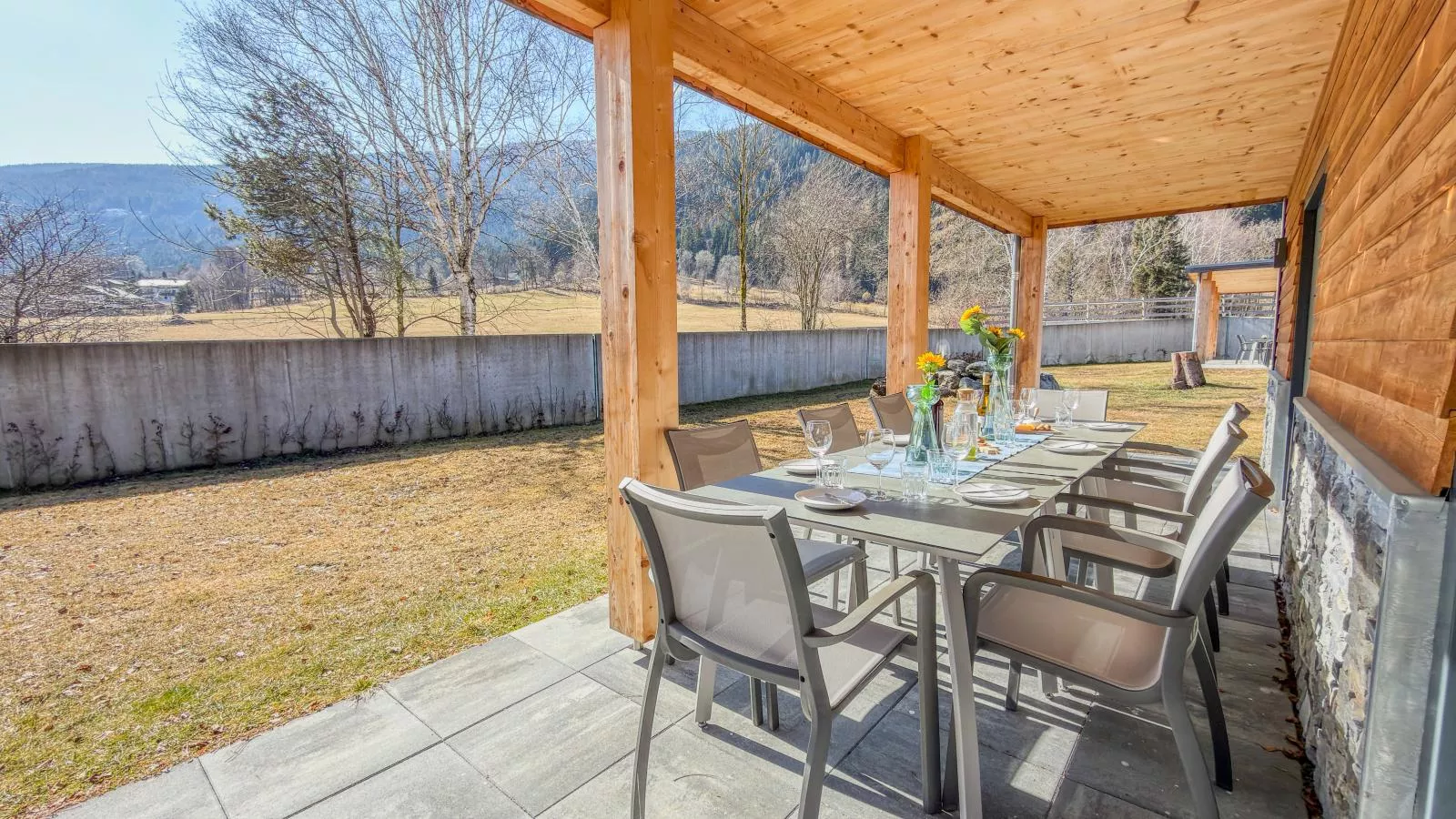 Alpenchalet am See - Terrasse / balcon