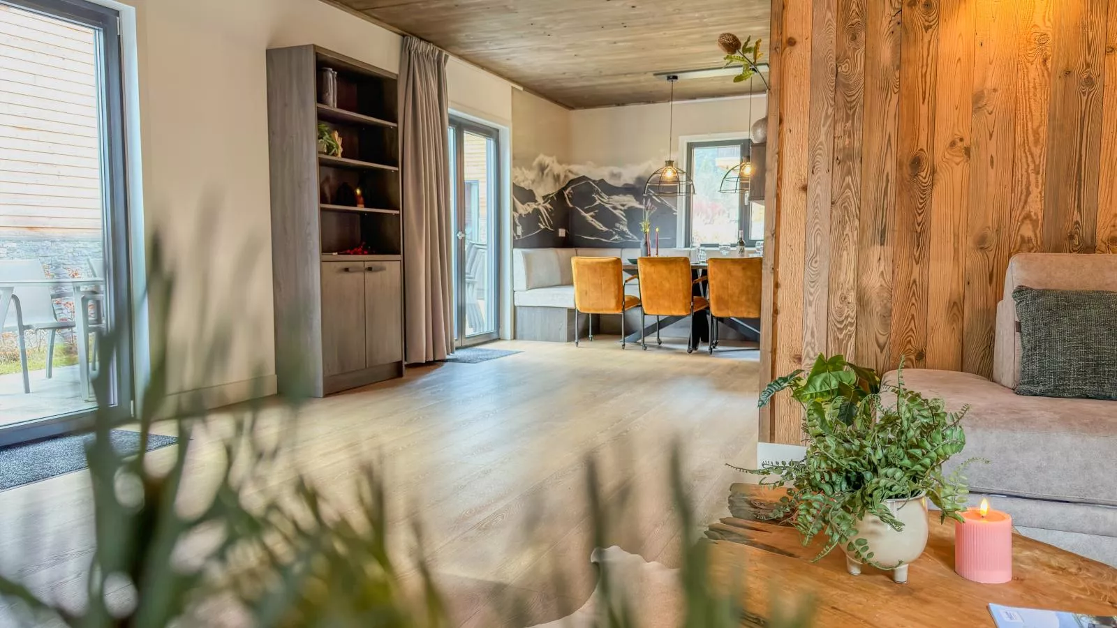 Naturchalet am Afritzer See - Wohnzimmer