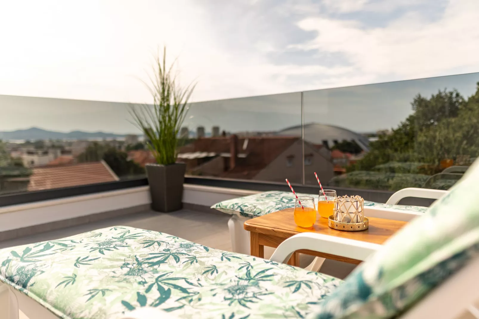 Deluxe apartment Anelle with jacuzzi - Terrasse