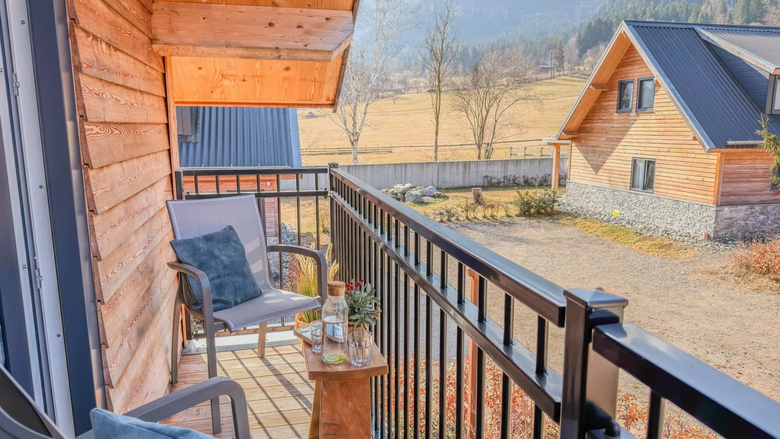 Alpenchalet Nockblick am Afritzer See - Terrasse/Balkon