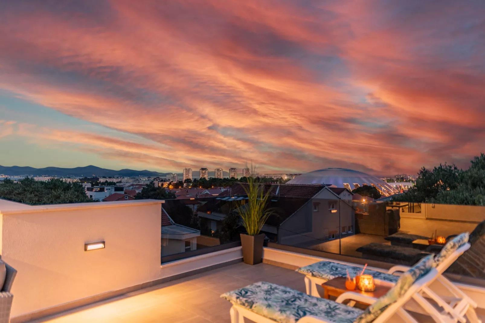 Deluxe apartment Anelle with jacuzzi - Terrasse