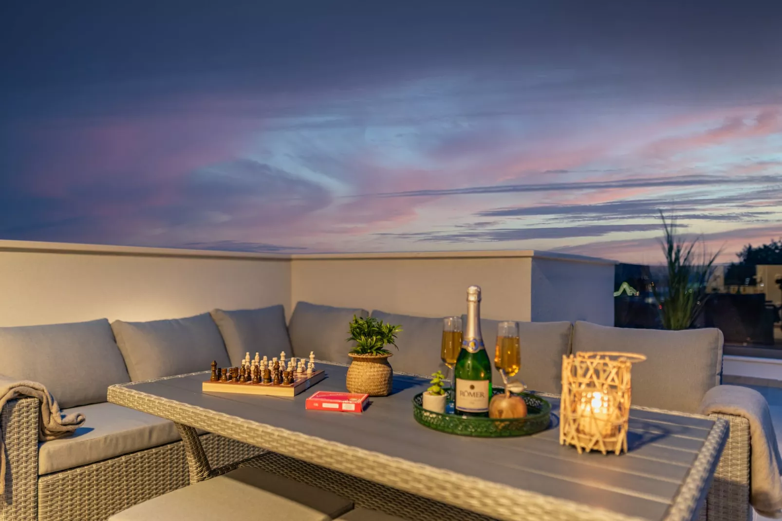 Deluxe apartment Anelle with jacuzzi - Terrasse