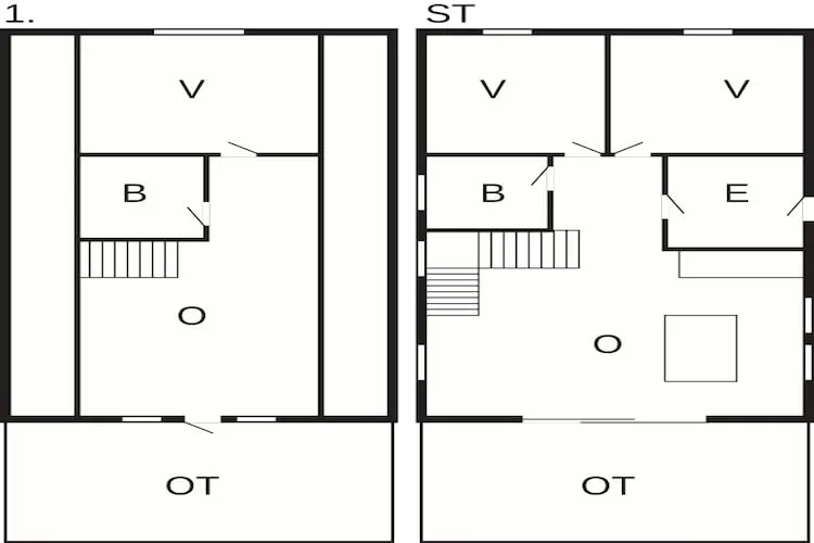 Maison de vacances pour 6 a Læsø-By Traum - Plan