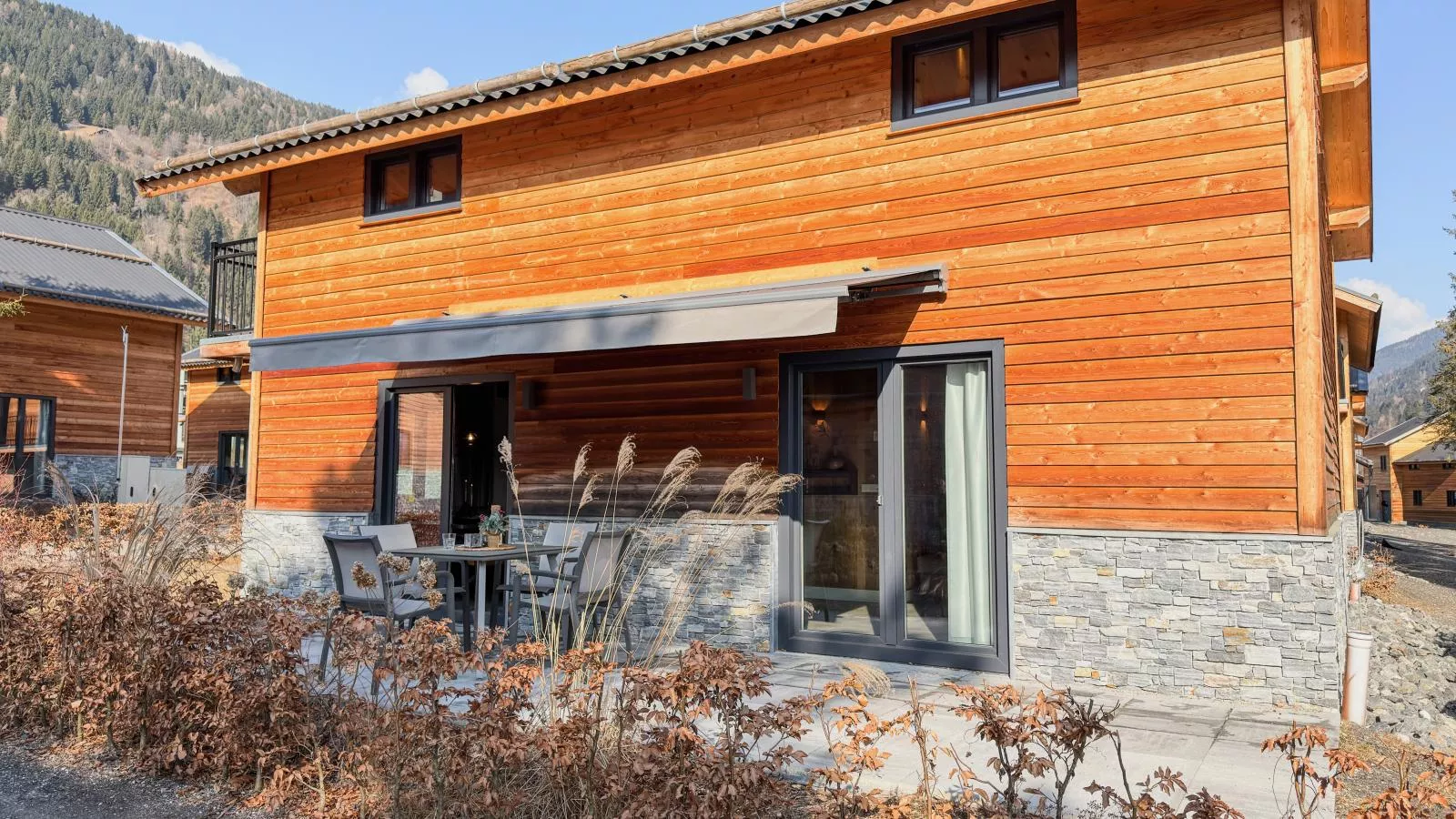 Alpenchalet Nockblick am Afritzer See - Außenbereich Sommer