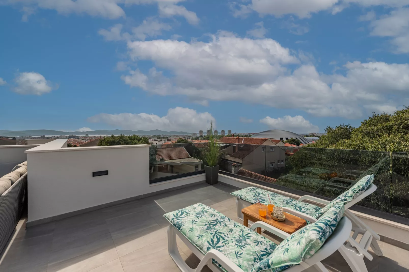 Deluxe apartment Anelle with jacuzzi - Terrasse