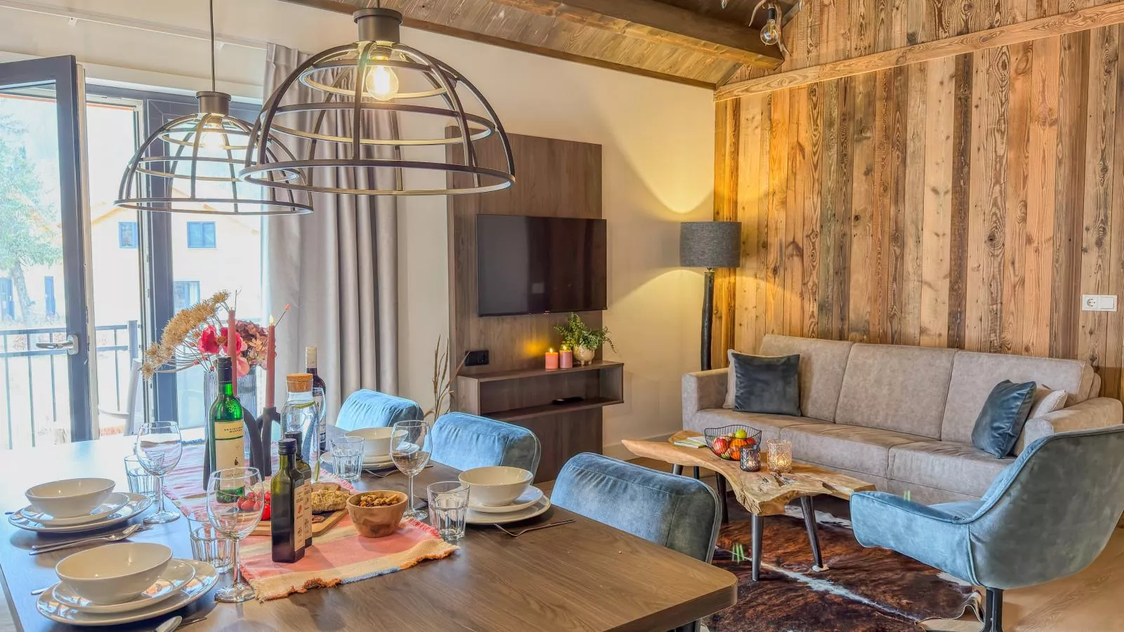 Seeblick am Afritzer See - Wohnzimmer