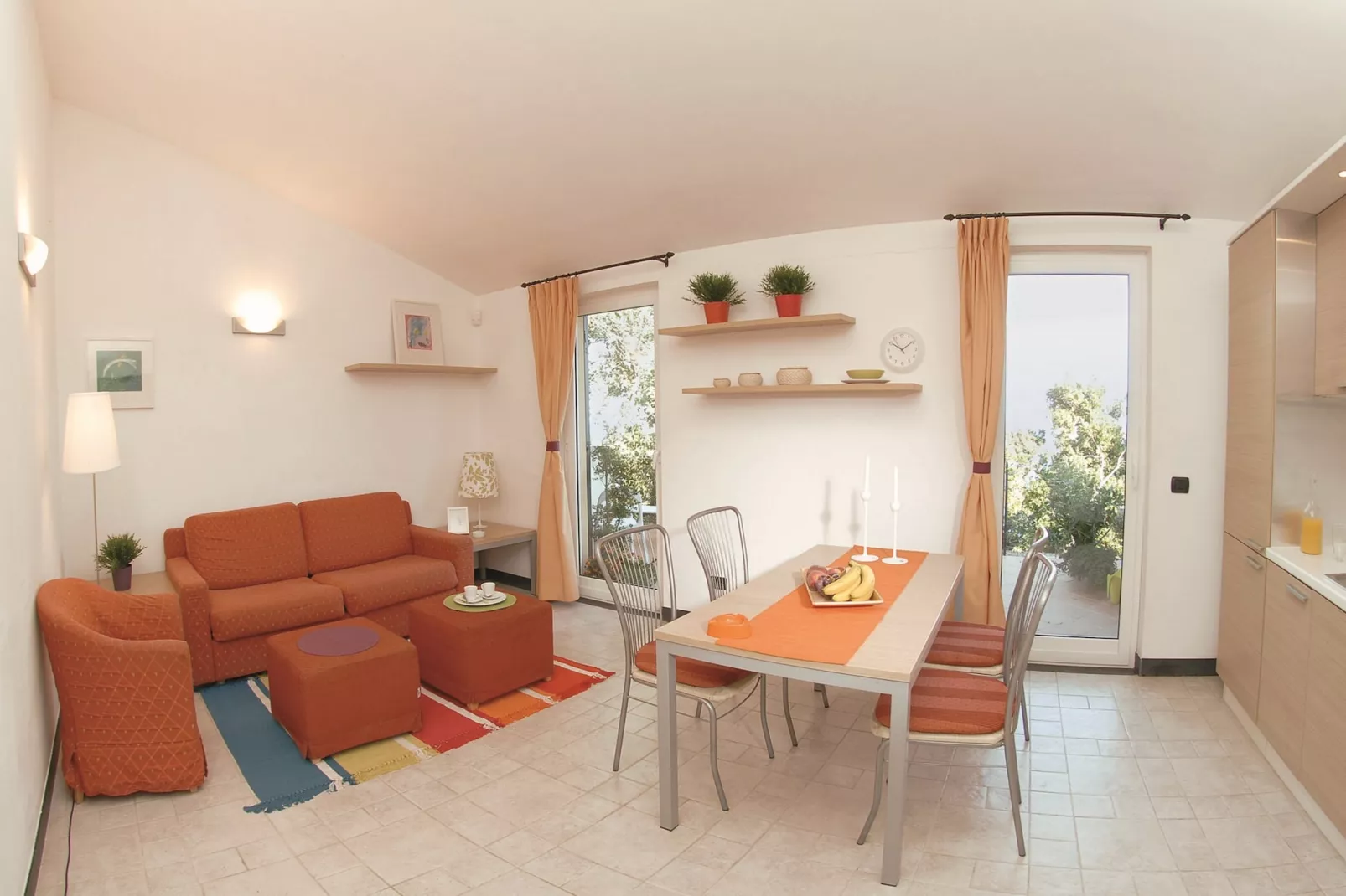 RESIDENCE VILLA BEUCA COGOLETO - TWO-ROOM APARTMENT 2 PAX SEA VIEW B2VM - Living room