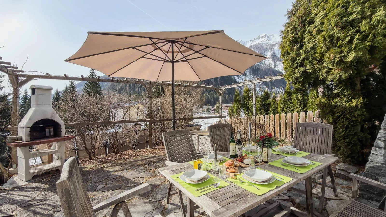 Landhaus Herz der Tauern - Terrasse / balcon