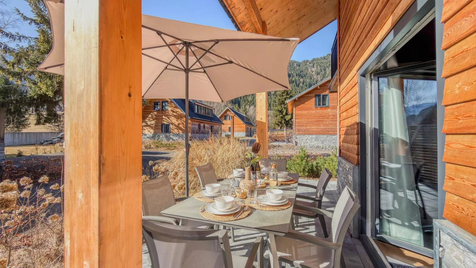 Seechalet Afritz - Terrasse / balcon