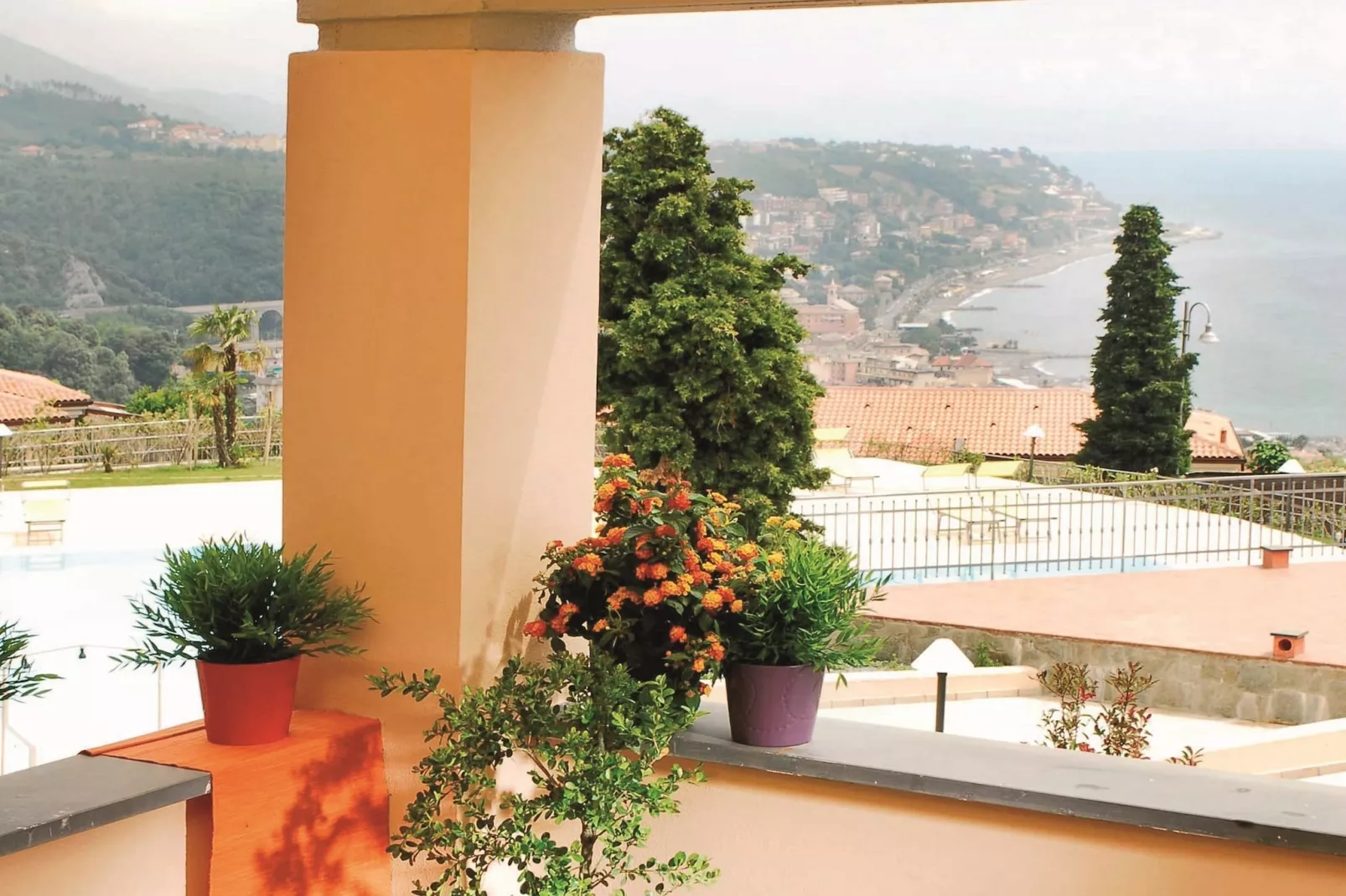 RESIDENCE VILLA BEUCA COGOLETO - TWO-ROOM APARTMENT 3 PAX SEA VIEW B3VM - Terrace balcony