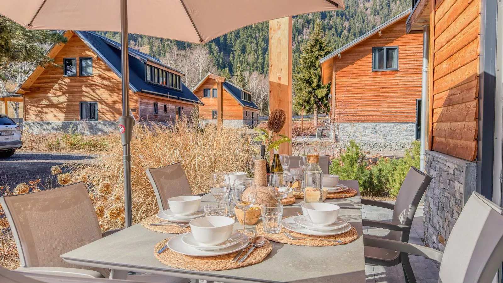 Seechalet Afritz - Terrasse / balcon