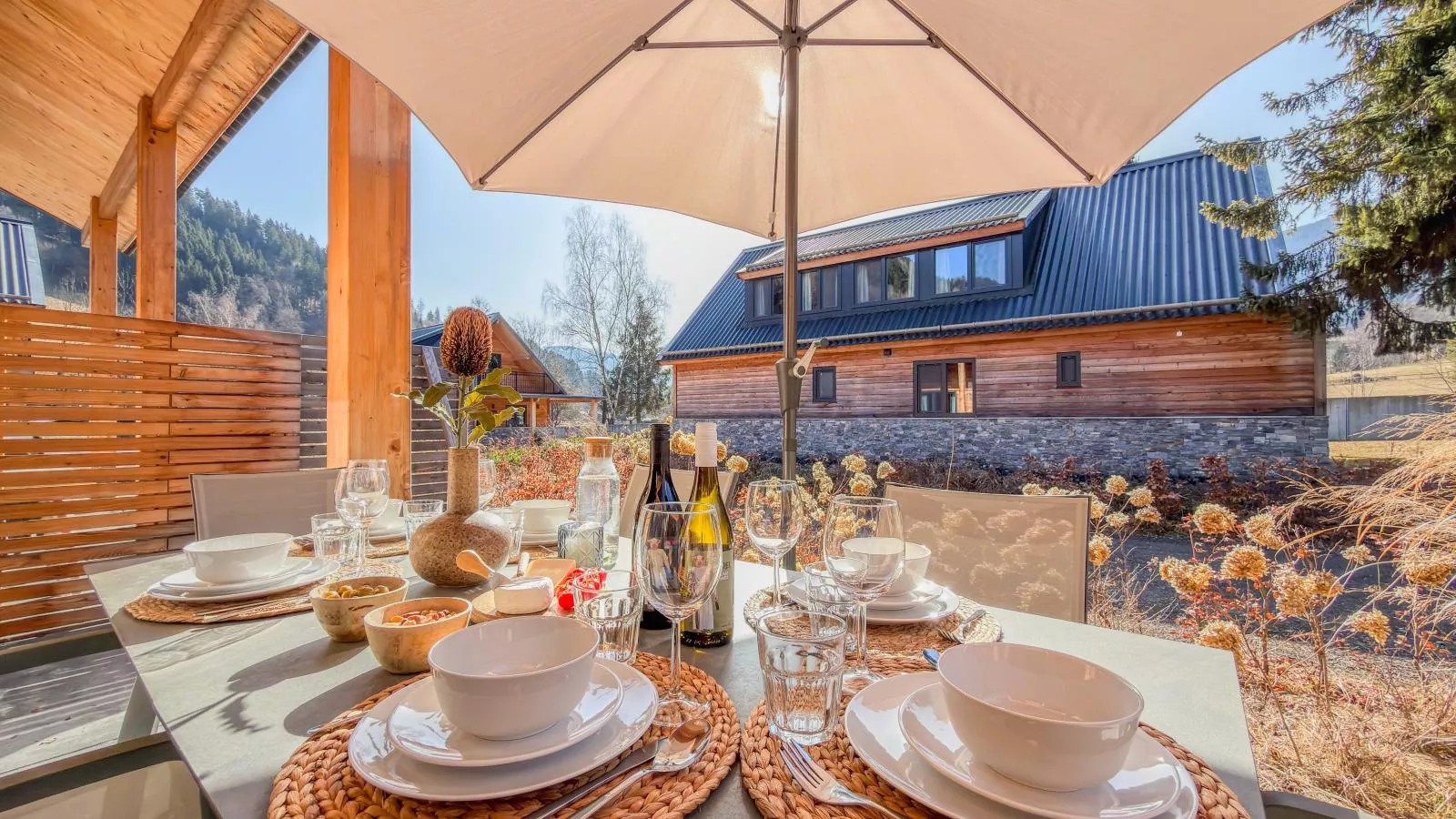 Seechalet Afritz - Terrasse / balcon