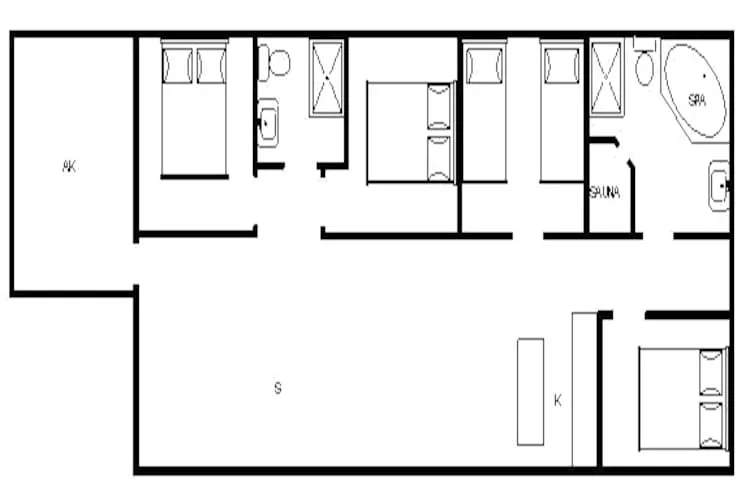 Seaside Sanctuary in Lonstrup-By Traum - Floor plan