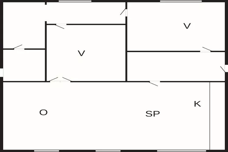 4 person holiday home in Nakskov - Floor plan