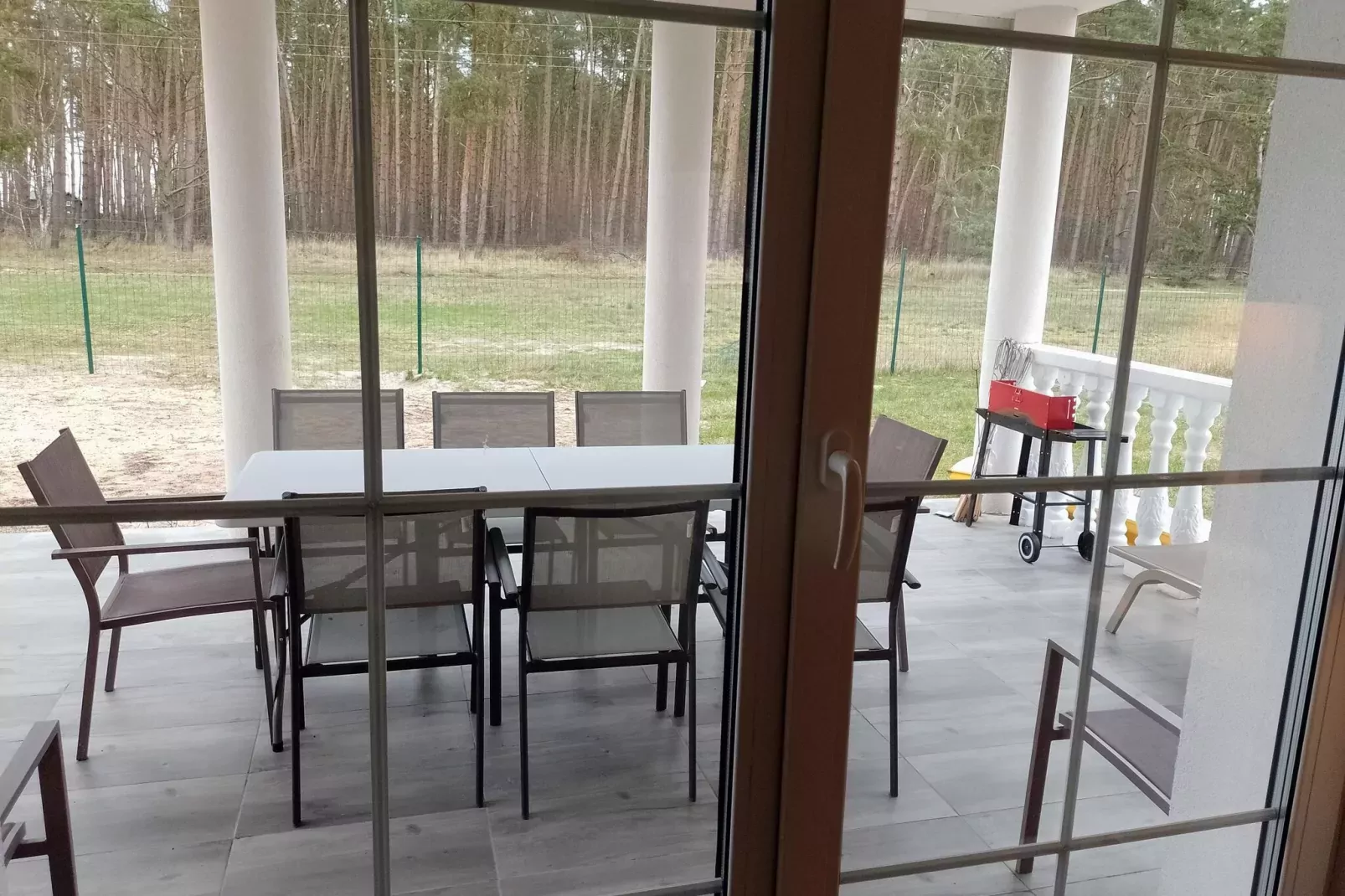 Ferienhaus Seefalke für 10 Personen in Nowe Warpno-Terrace balcony