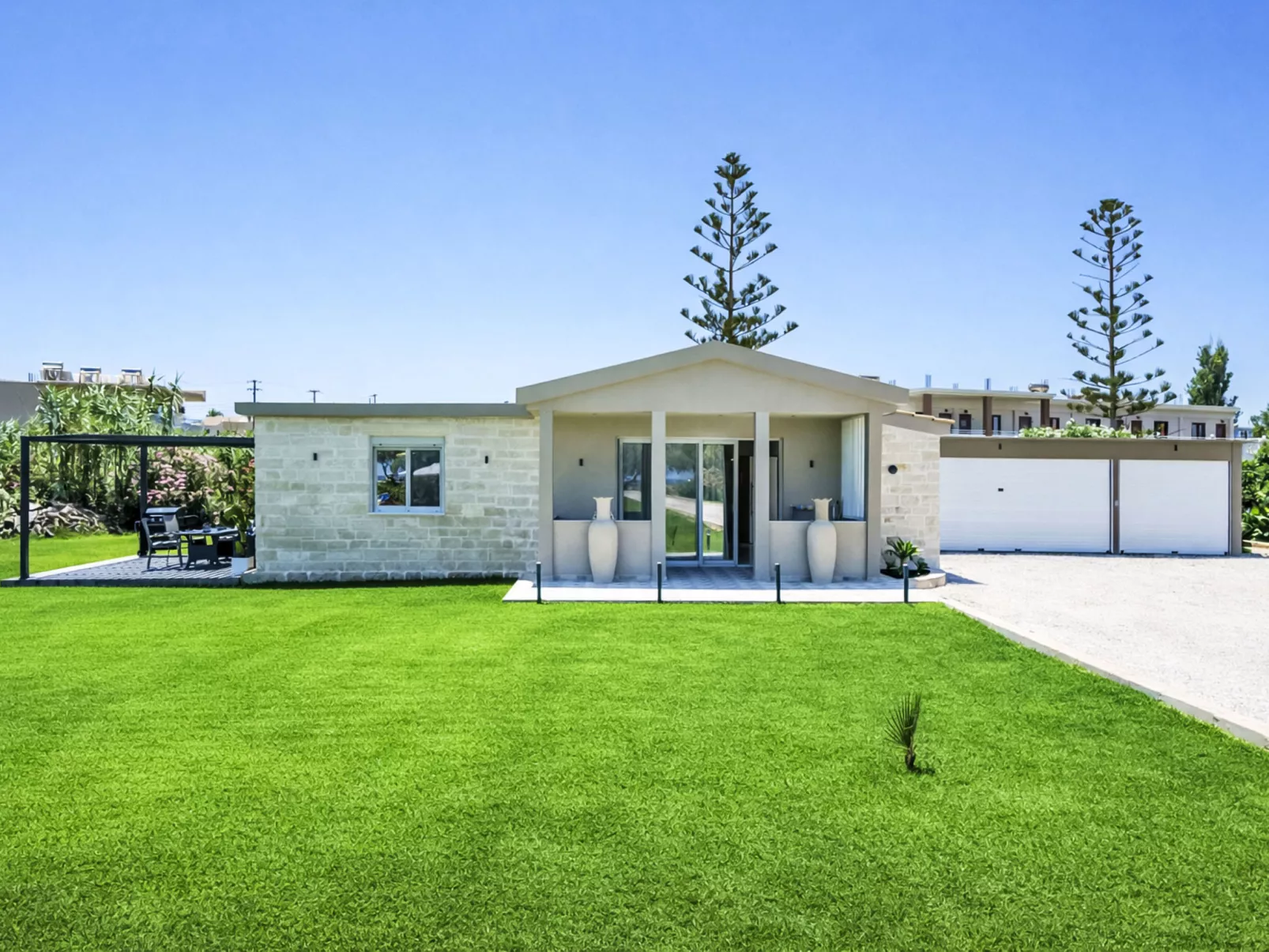 Neue Strandvilla SixStars in Chania, mit Sauna