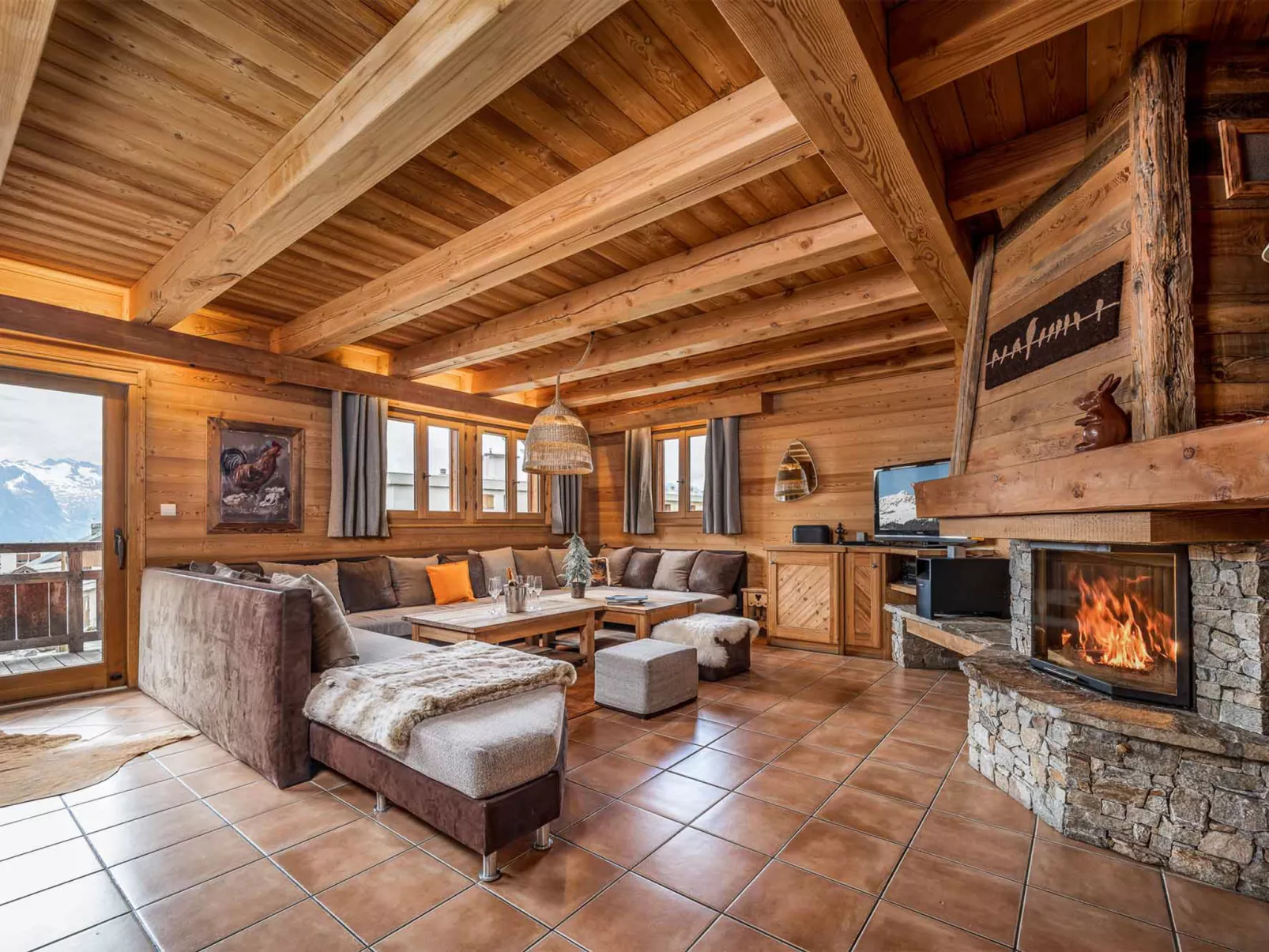 Chalet Lièvre Blanc - Drinnen