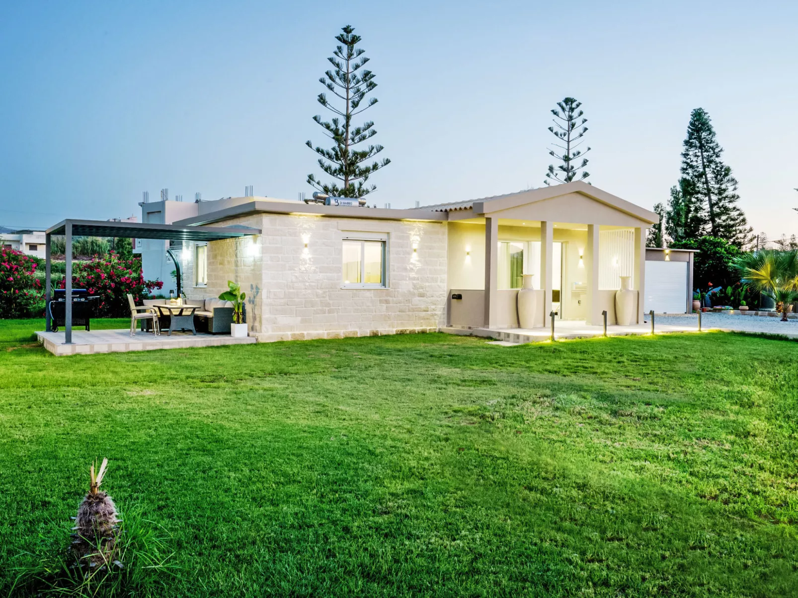 Neue Strandvilla SixStars in Chania, mit Sauna - Dehors