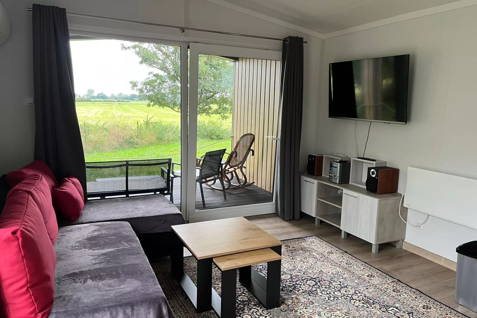 Ferienhaus Inselblick in Nowe Warpno-Living room