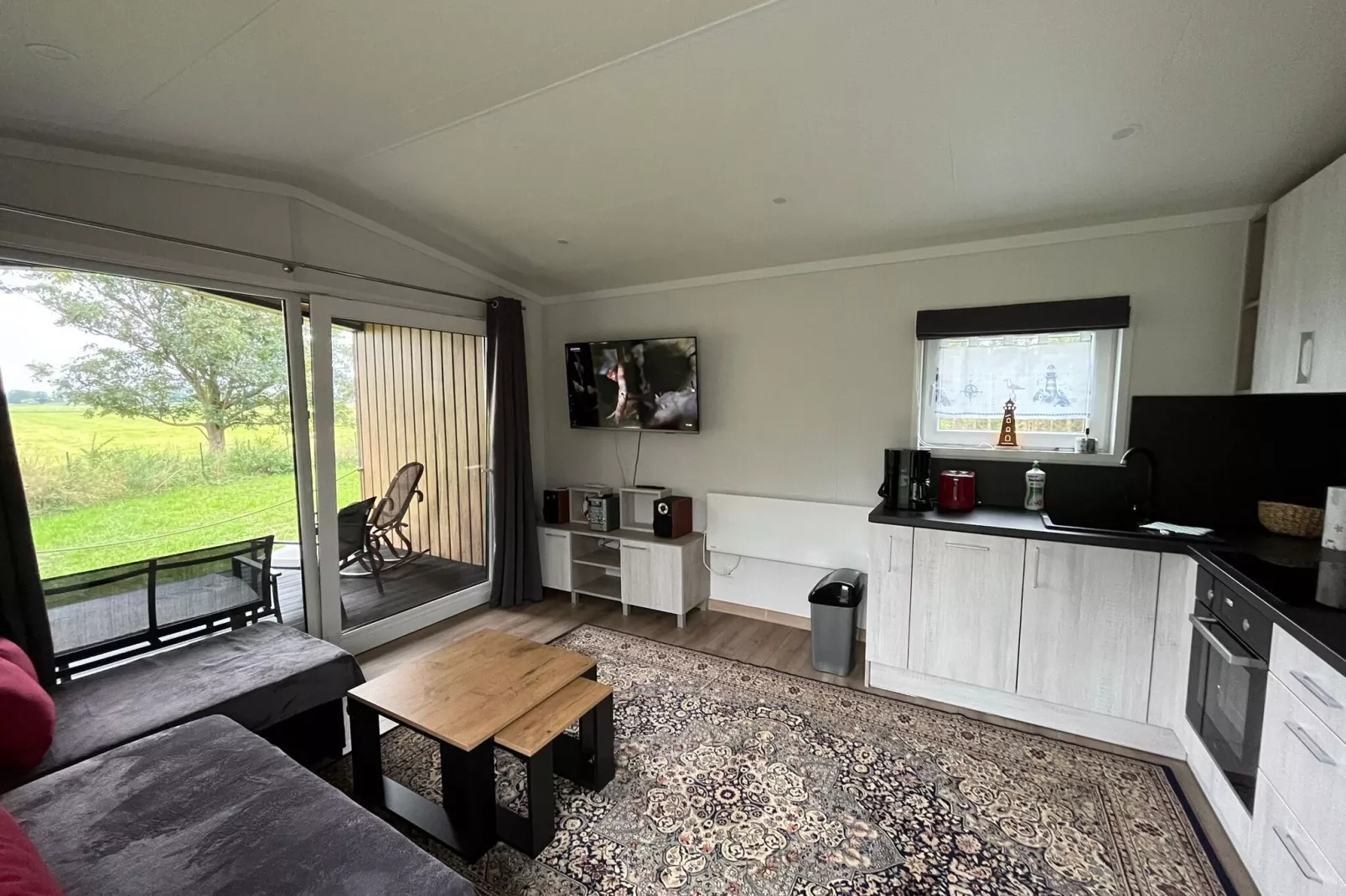 Ferienhaus Inselblick in Nowe Warpno-Living room