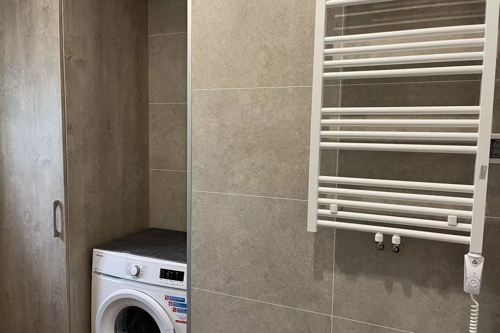 Ferienhaus Inselblick in Nowe Warpno-Bathroom