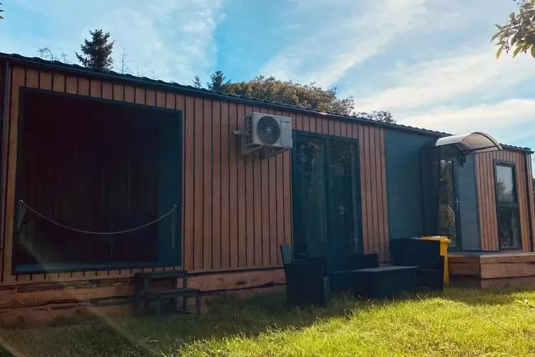Ferienhaus Inselblick in Nowe Warpno-Exterior summer