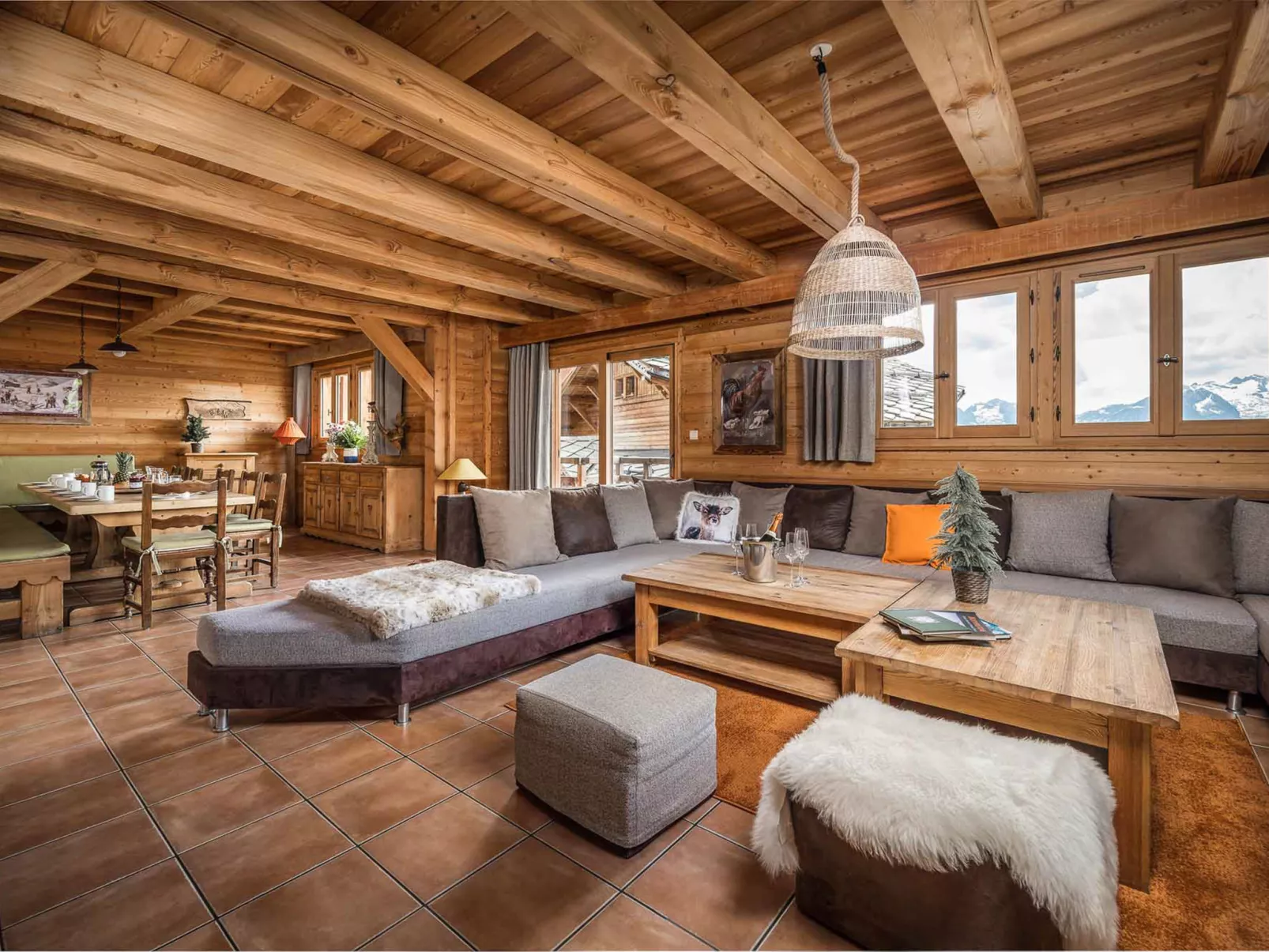 Chalet Lièvre Blanc - Drinnen