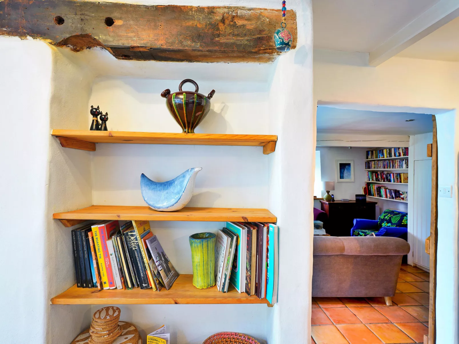 Porthcothan Mill Cottage - Drinnen