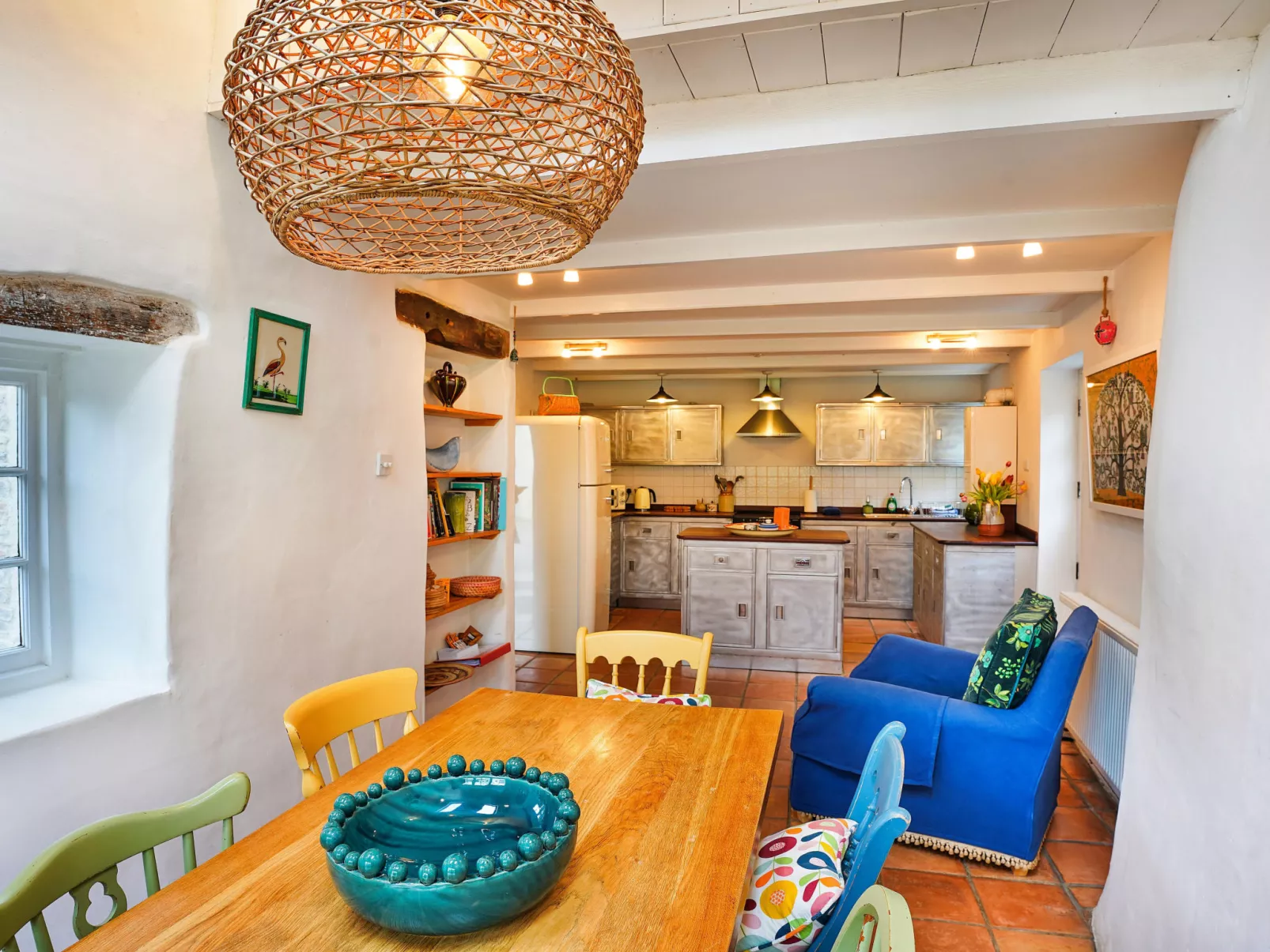 Porthcothan Mill Cottage - Drinnen