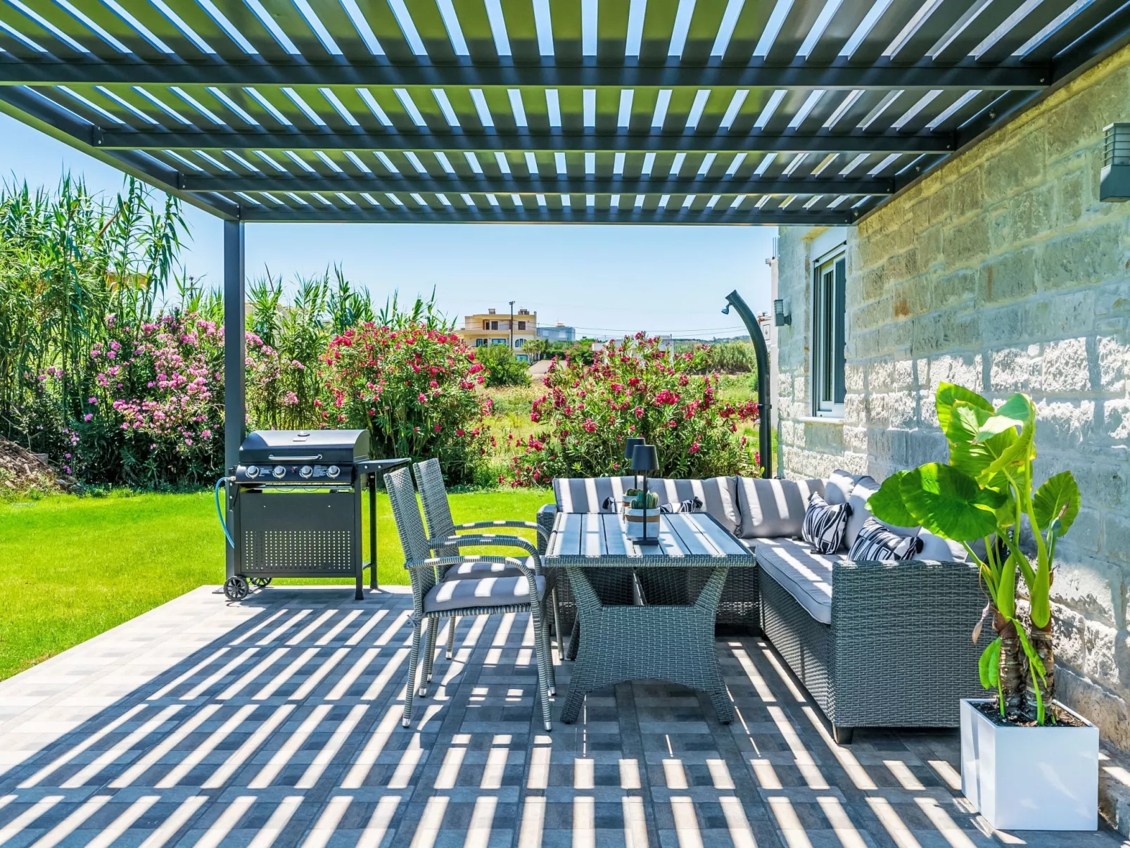 Neue Strandvilla SixStars in Chania, mit Sauna - Dehors