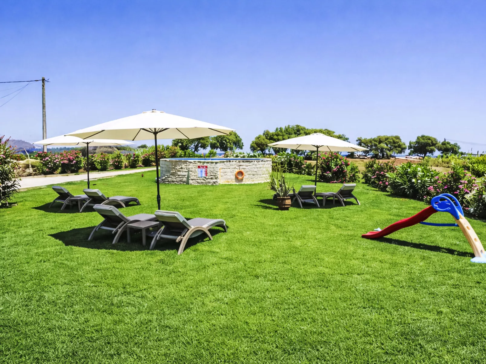 Neue Strandvilla SixStars in Chania, mit Sauna - Dehors