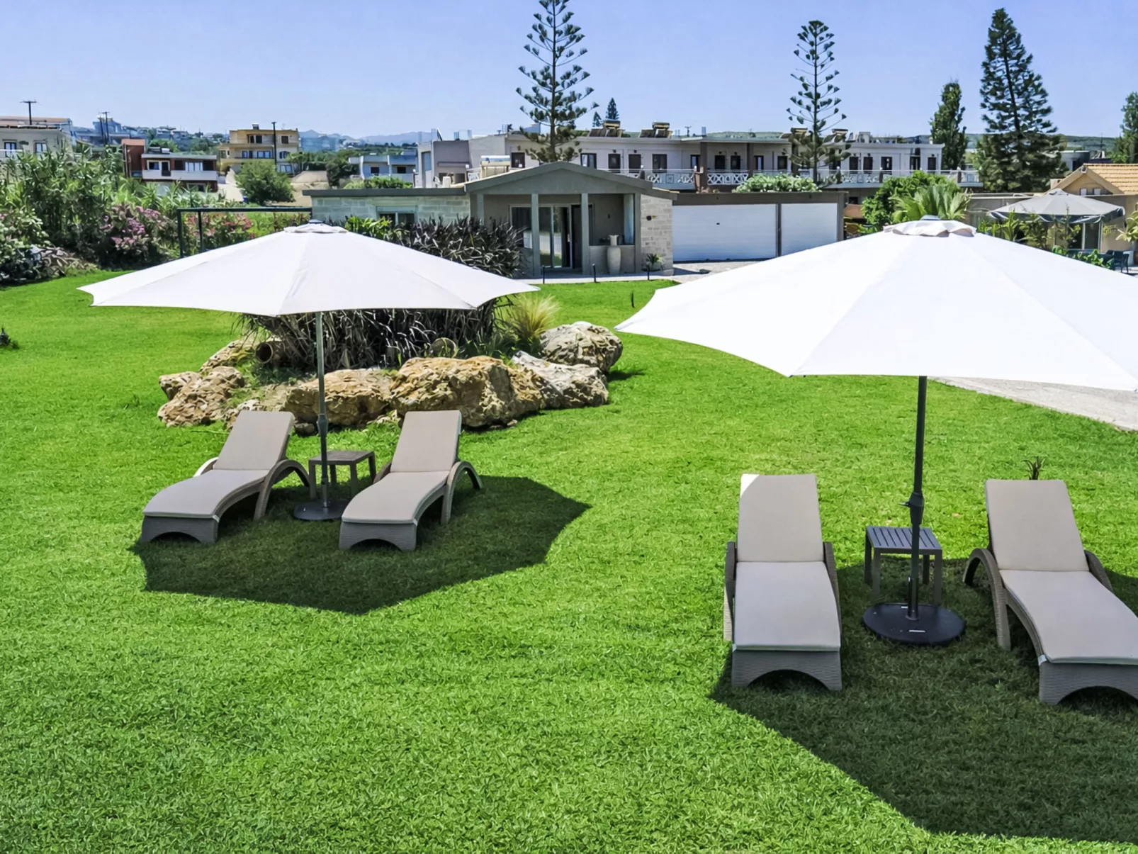 Neue Strandvilla SixStars in Chania, mit Sauna - Dehors