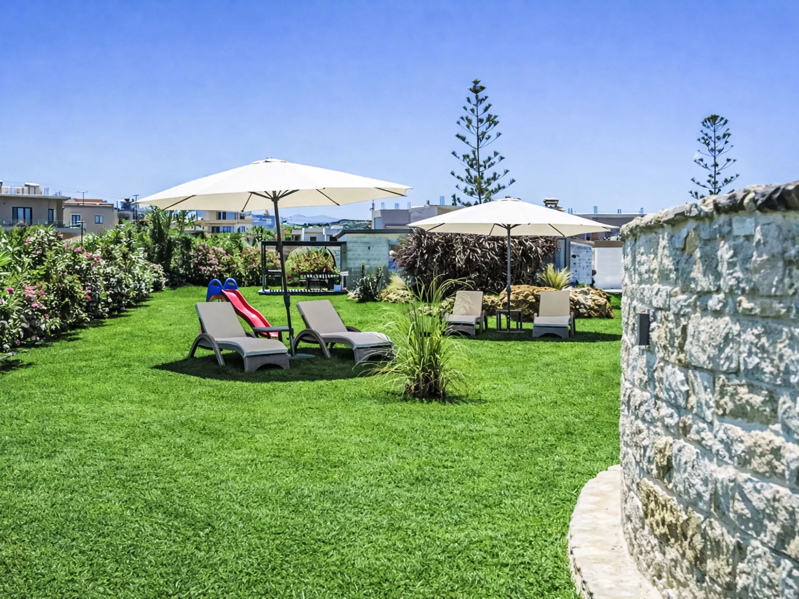 Neue Strandvilla SixStars in Chania, mit Sauna - Dehors