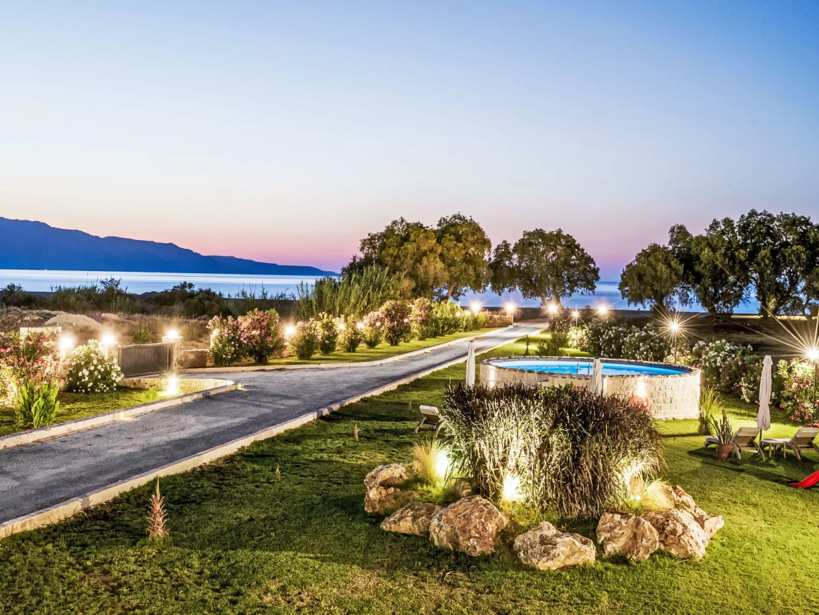 Neue Strandvilla SixStars in Chania, mit Sauna - Dehors