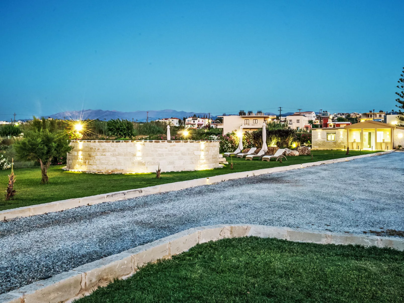 Neue Strandvilla SixStars in Chania, mit Sauna - Dehors