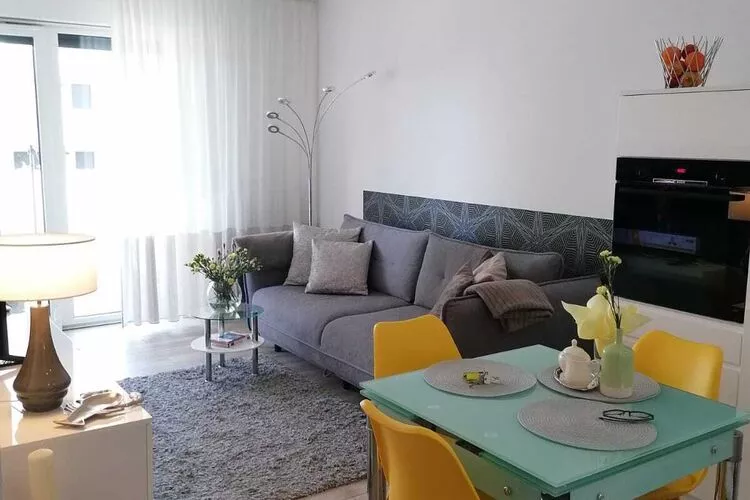 Apartment de luxe am Strand von Rewal-Living room