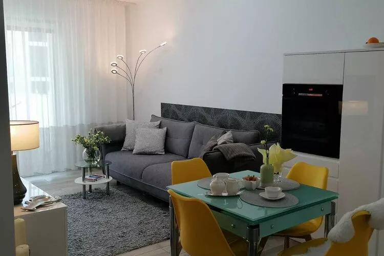 Apartment de luxe am Strand von Rewal-Living room
