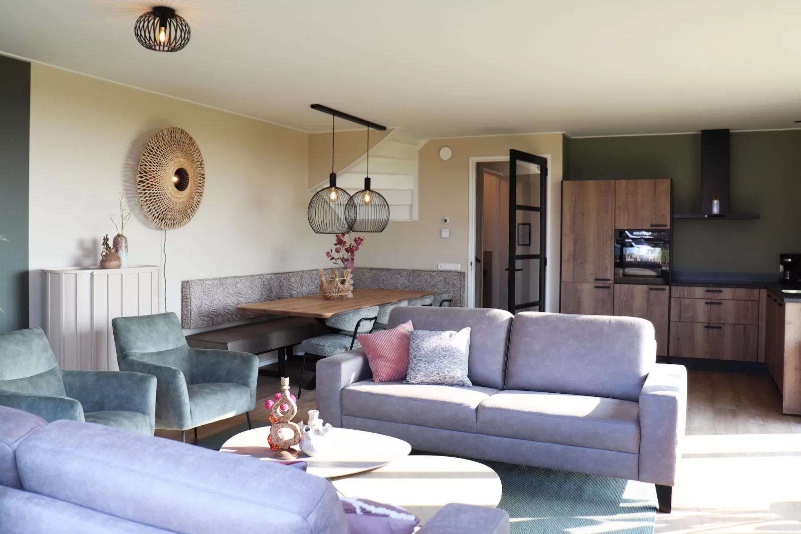 Moderne villa op het Friese platteland