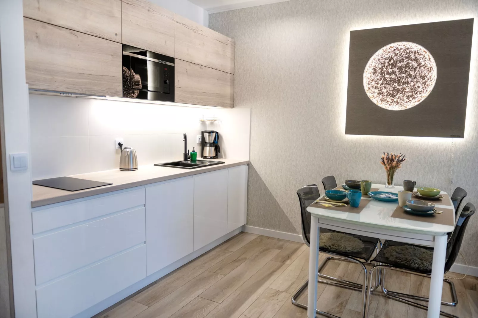 Apartament Platinum Szczecińska 23/46 Rewal-Kitchen