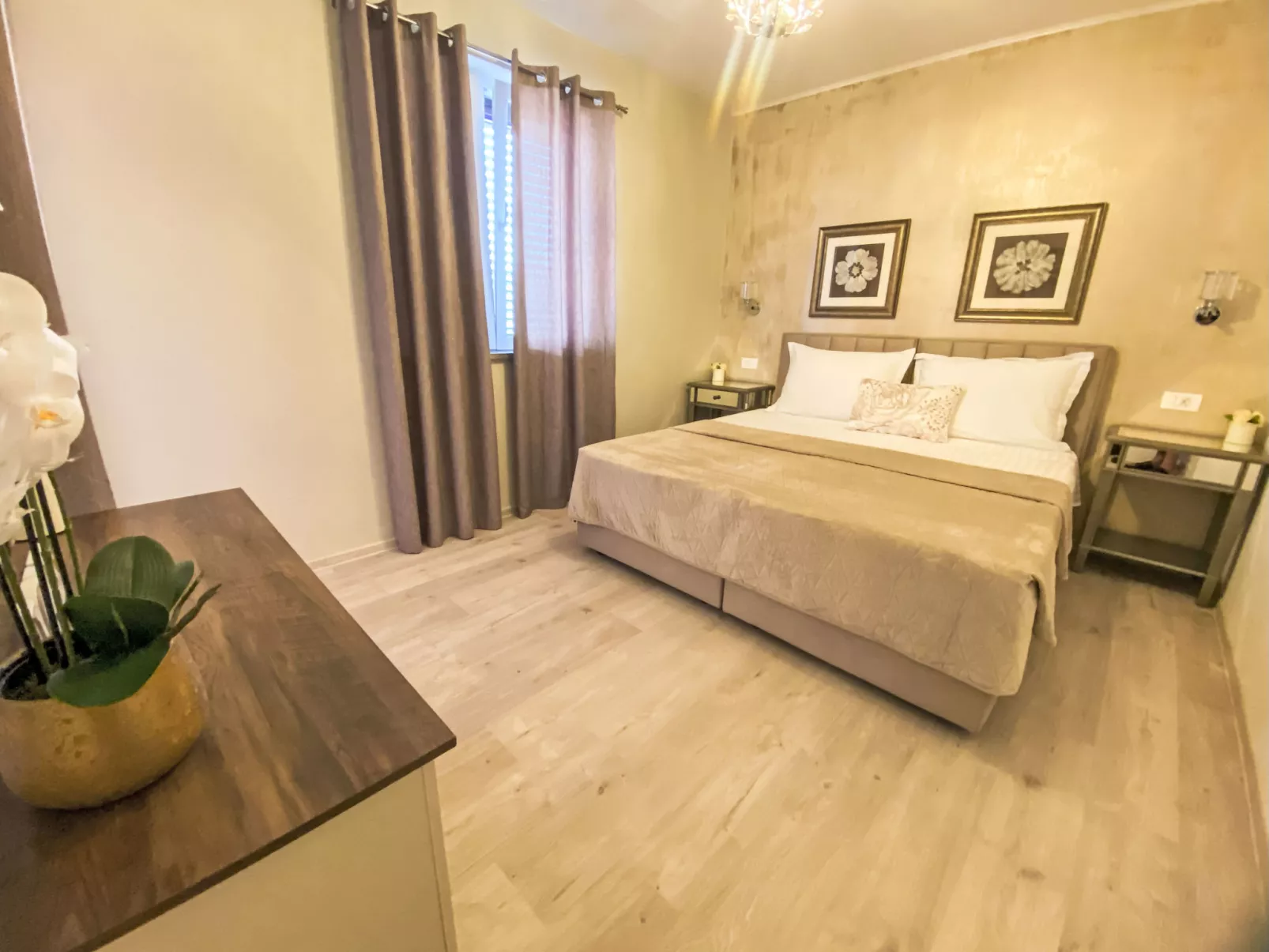 Partial sea & city view