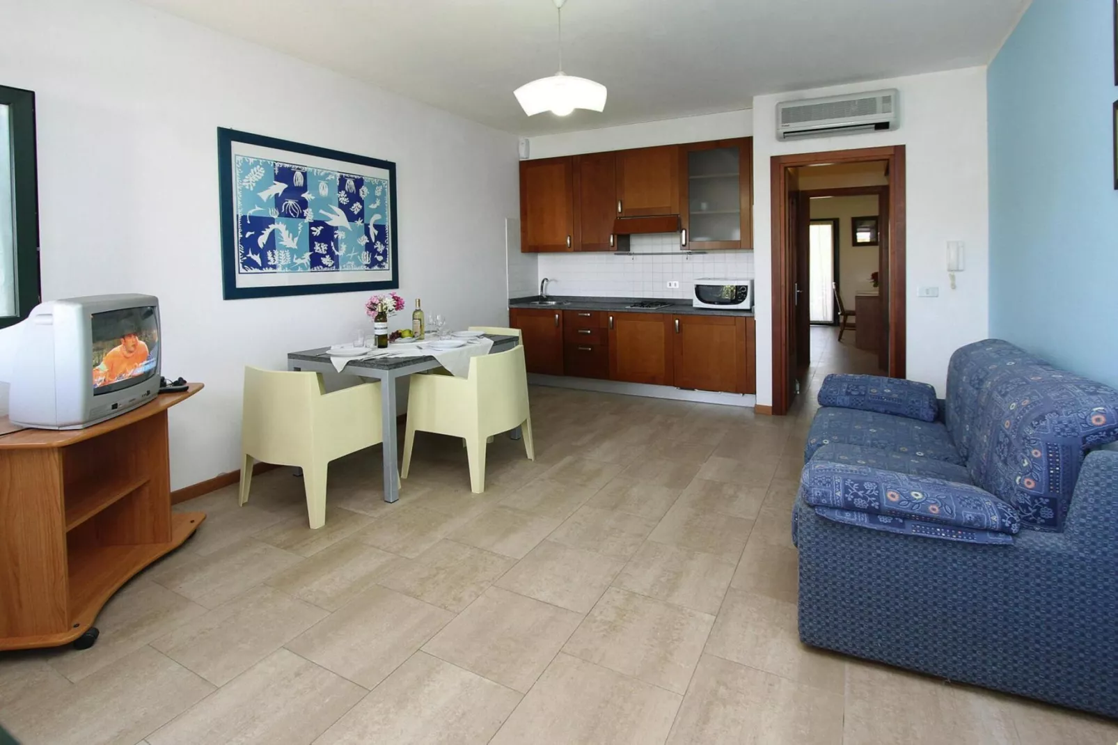 Residence Eurobeach Cavallino-2-Raum-app 40 qm 5 Pers Family - Wohnzimmer