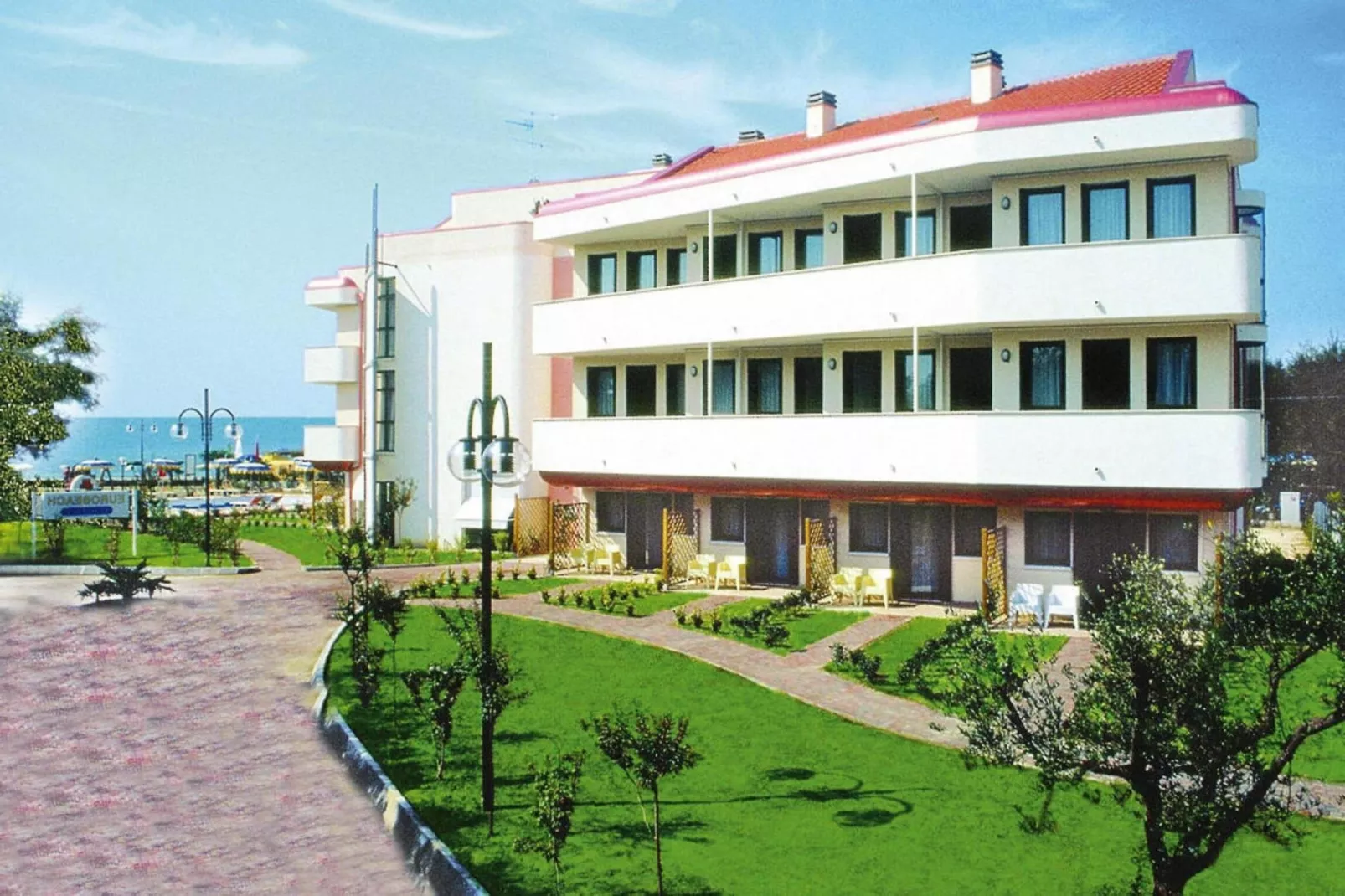 Residence Eurobeach Cavallino-2-Raum-app 40 qm 5 Pers Family - Außenbereich Sommer