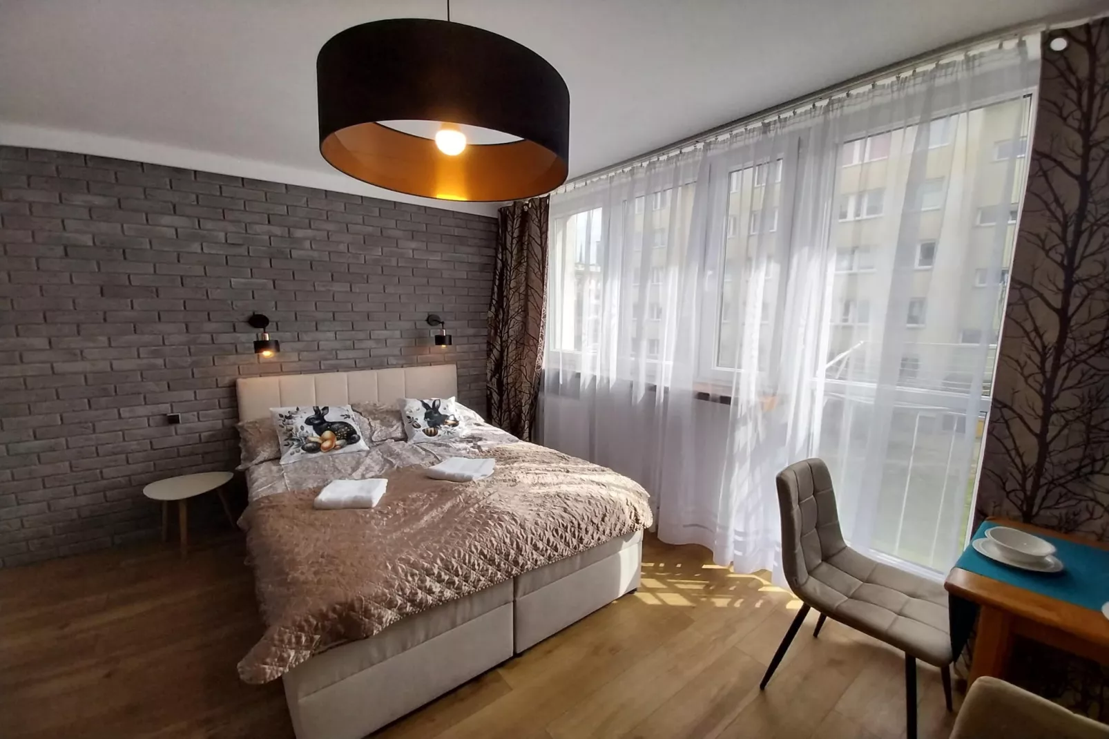 Apartament w Świnoujściu dla 2 osób Rybaki - Bedroom