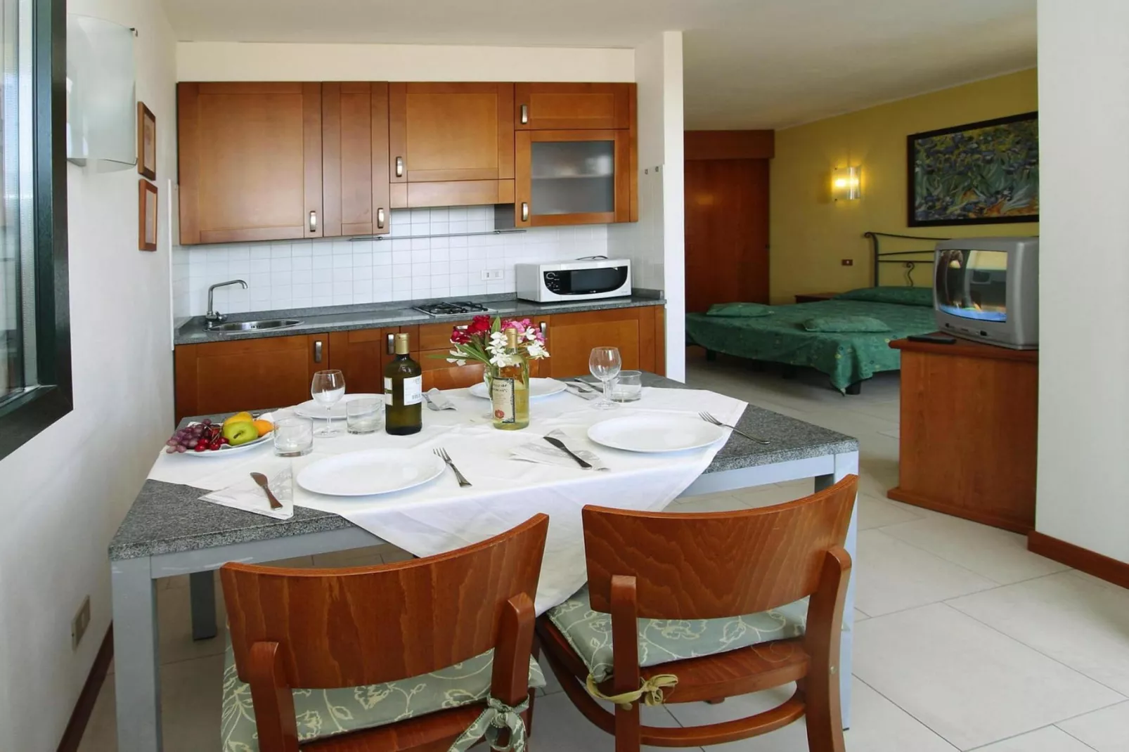 Residence Eurobeach, Cavallino-Studio - 30qm 3 Pers. - Esszimmer